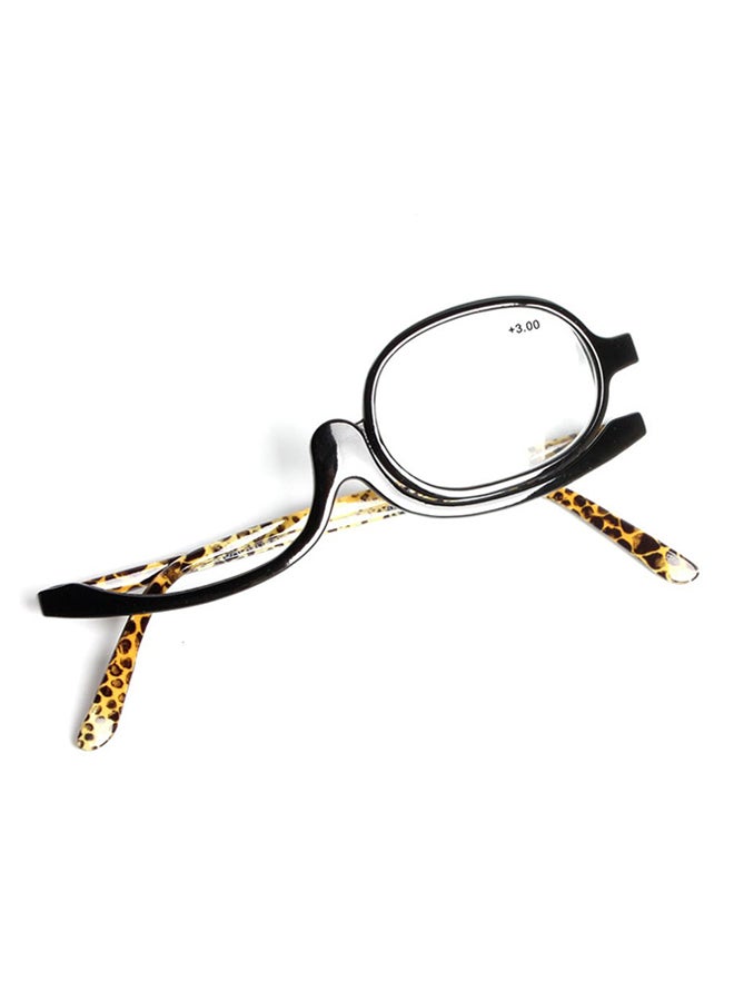 أوتاد نظارة طبية تجميلية بإطار بيضاوي وعدسة أحادية قابلة للدوران 180 درجة unisex - Image 4