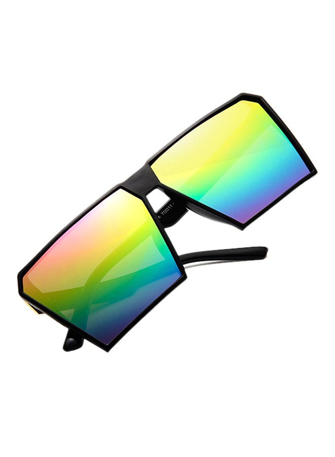 أوتاد نظارة شمسية بإطار مربع وعدسات متعددة الألوان (لون متغير) للنساء - Image 3