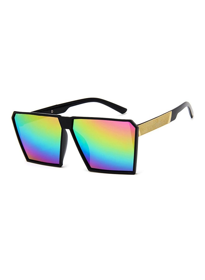 أوتاد نظارة شمسية بإطار مربع وعدسات متعددة الألوان (لون متغير) للنساء - Image 1