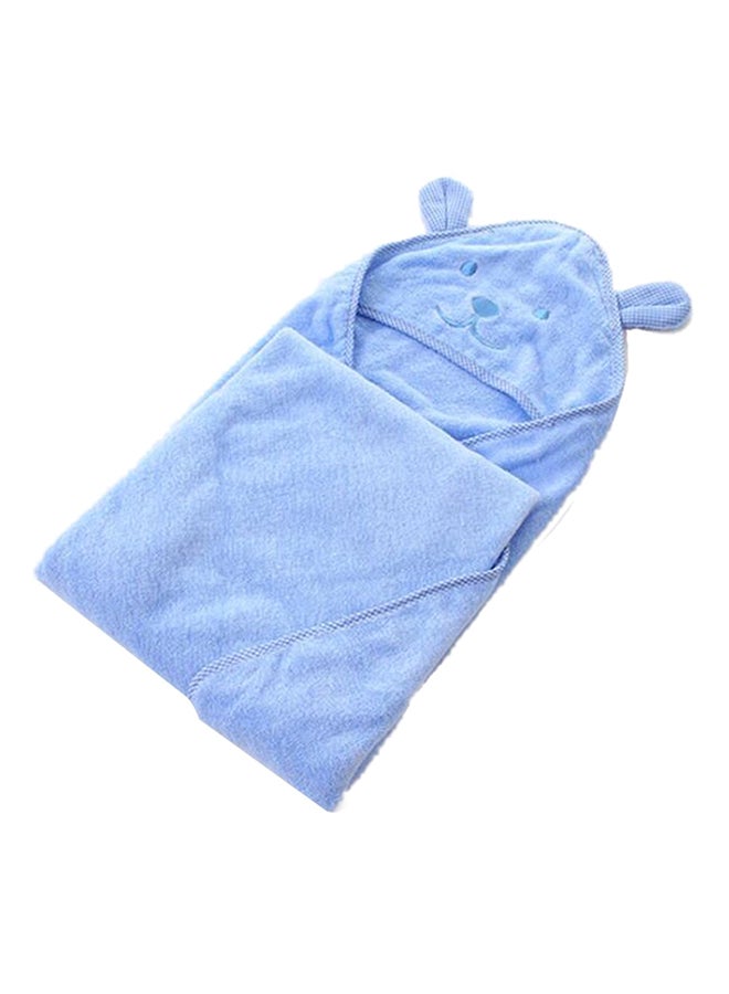 Generic Hooded Bath Towel Blue 90x90cm  - Image 1