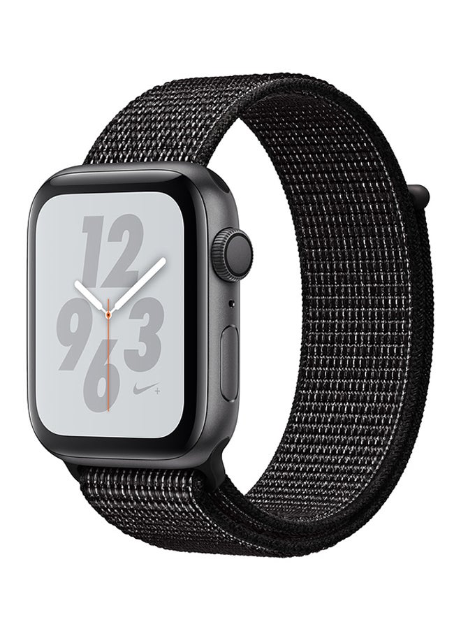 Apple - Watch Nike Series 4 GPS Space Gray Aluminum Case With Nike Sport Loop 40mm Black - Image 1