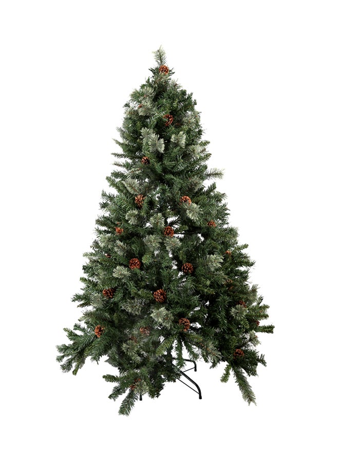 homes r us Decorative Christmas Tree Green 7feet - Image 1