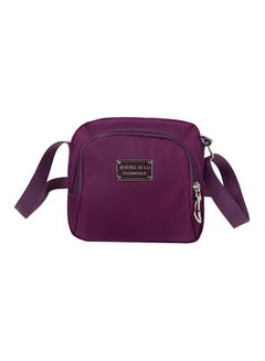 BAGGRA Zipper Closure Crossbody Bag Purple  - Image 1