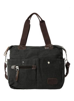 BAGGRA Zipper Closure Shoulder Bag Black  - Image 1