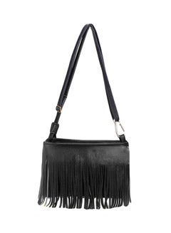 BAGGRA Adjustable Strap Crossbody Bag Black  - Image 1