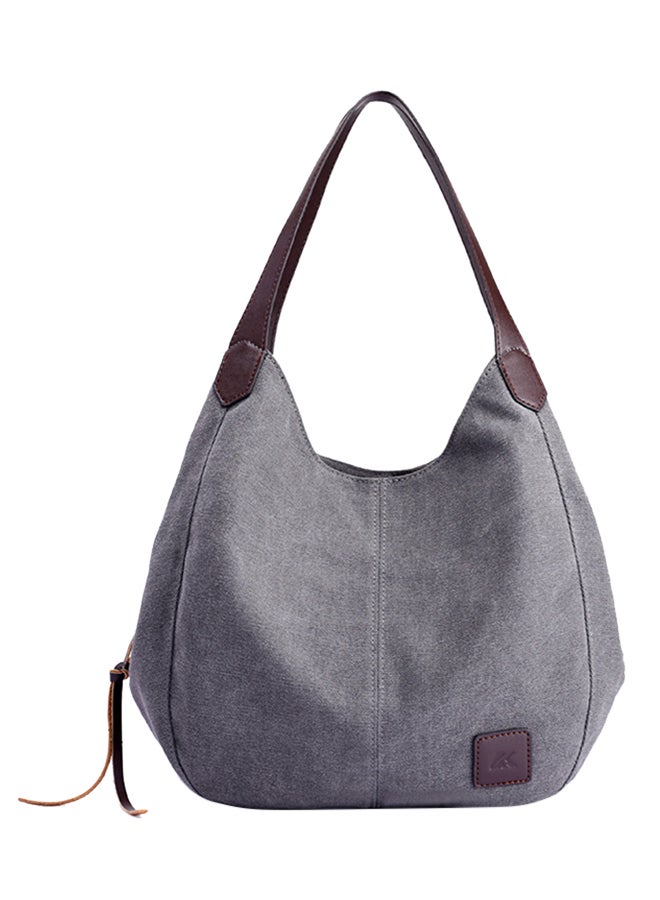 Stitched Detailed Shopper/Tote Grey - v1540299054/N18877106A_1