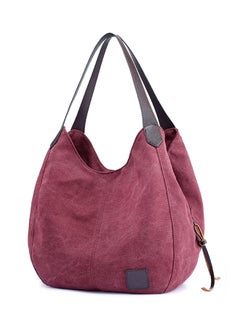 BAGGRA Stitched Detailed Shopper/Tote Pink  - Image 2