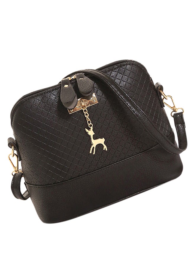 Zipper Closure Crossbody Bag Black - v1540299059/N18877138A_1