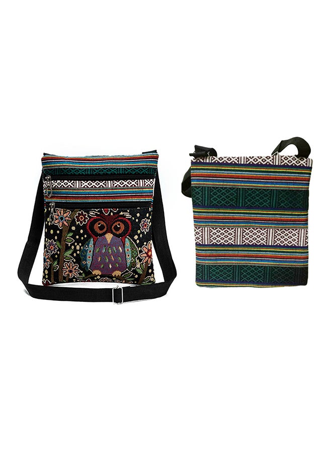 BAGGRA - Adjustable Strap Croddbody Bag Multicolour - Image 1