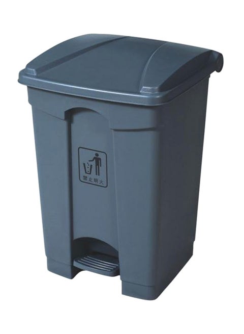 Trash Can With Lid Dark Grey