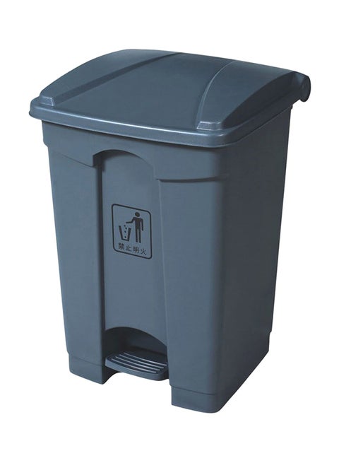 Garbage Bin With Lid Dark Grey