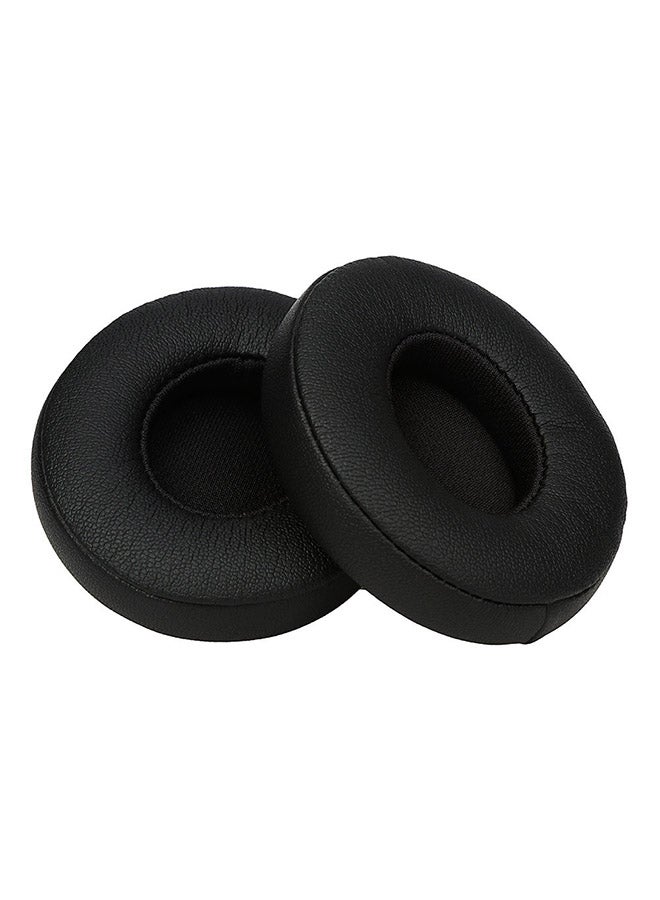 Set Replacement Ear Pads For Beats Solo 2.0 Headphones Black  - Image 1