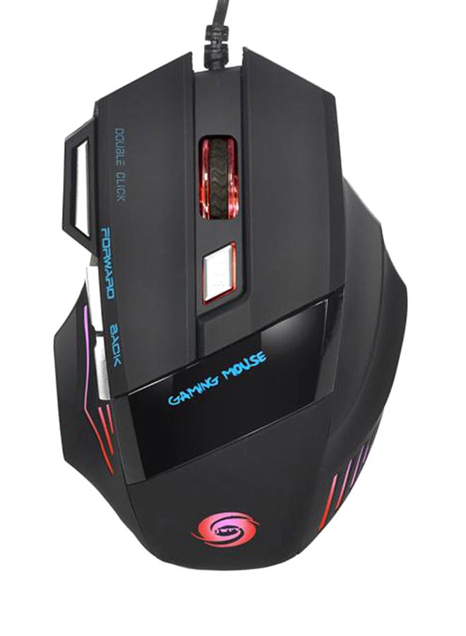 Optical USB Wired Gaming Mouse 5500 DPI Black - Image 1