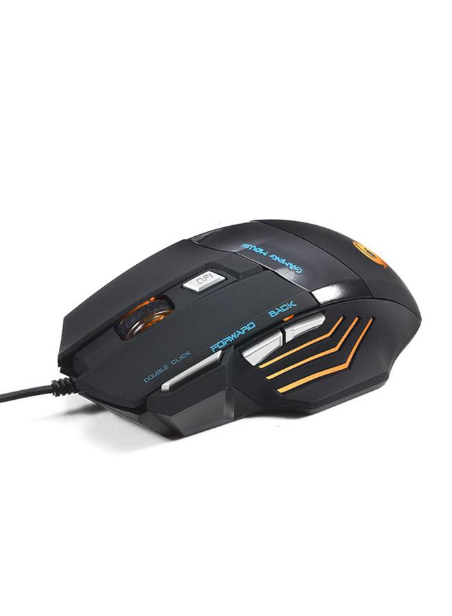 Optical USB Wired Gaming Mouse 5500 DPI Black - Image 2