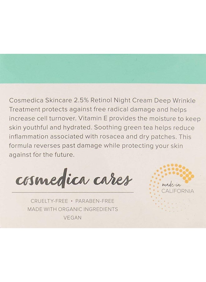 Cosmedica Skincare 2.5% Retinol Night Cream 50grams  - Image 2