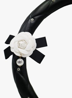 Y&D Crystal Flower Decor Steering Wheel Cover  - Image 2