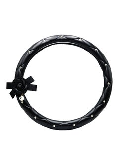 Y&D Crystal Flower Decor Steering Wheel Cover  - Image 1