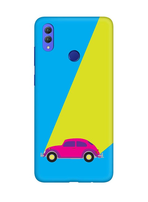 Protective Case Cover For Huawei Honor 8X Retro Bug Blue