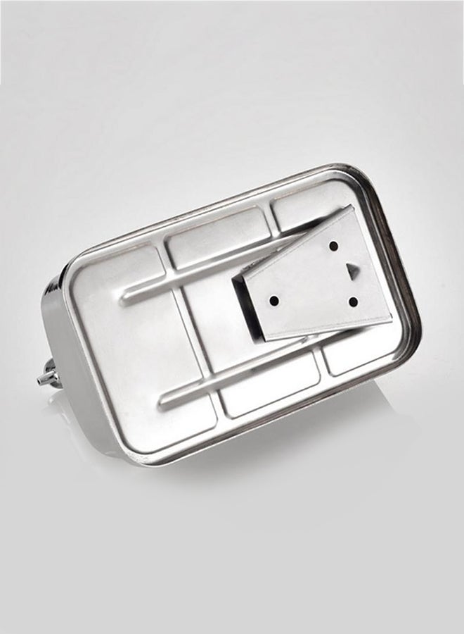 Manual Wall Mount Soap Dispenser Silver 15.00 x 9.00 x 5.00centimeter - Image 4