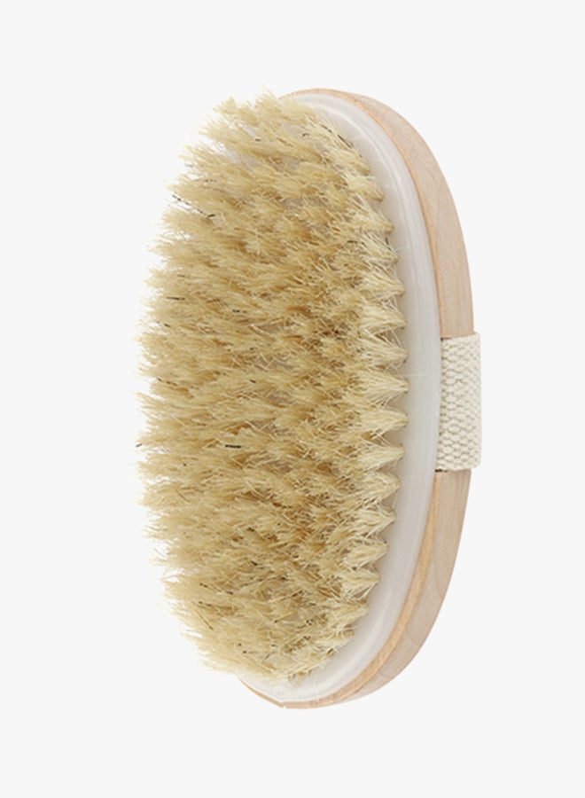 Wooden Shower Brush Sand 12.00 x 6.50 x 5.00cm  - Image 2