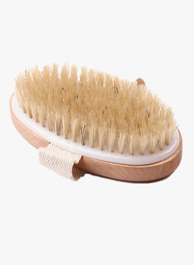 Wooden Shower Brush Sand 12.00 x 6.50 x 5.00cm  - Image 3