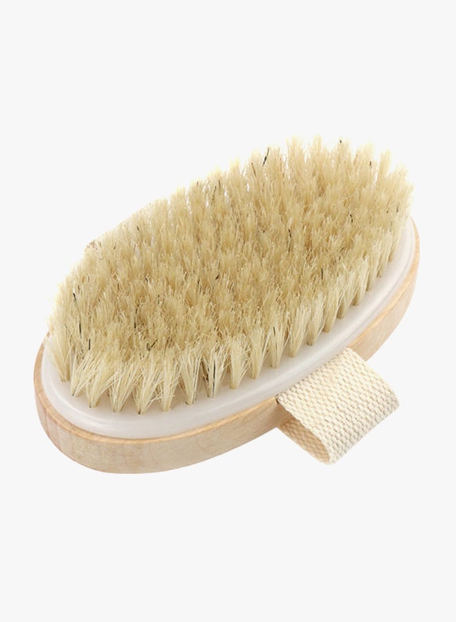 Wooden Shower Brush Beige 12.5X6.6X4cm  - Image 2