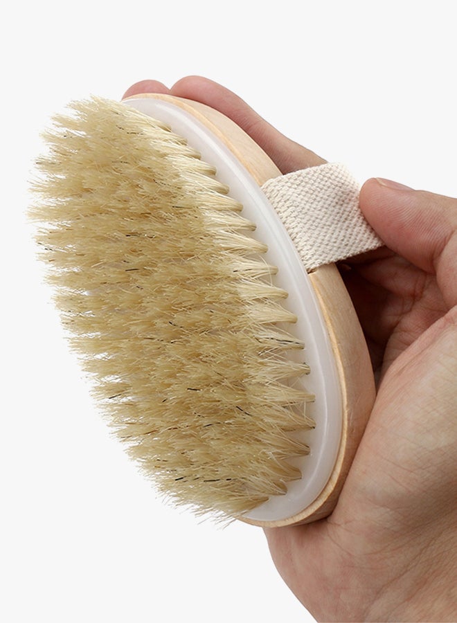 Wooden Shower Brush Beige 12.5X6.6X4cm  - Image 3