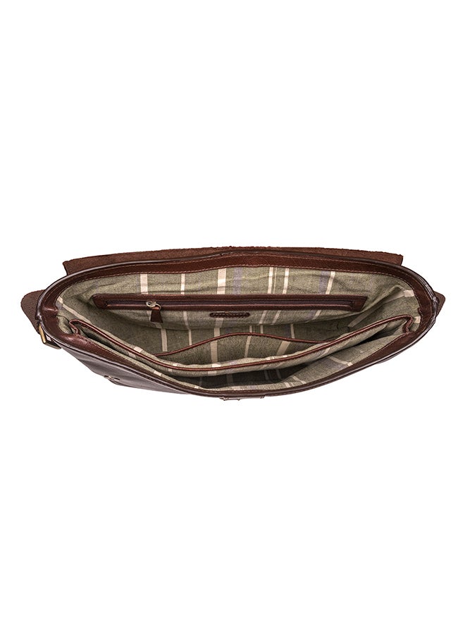 Hidesign - Vespucci Messenger Bag Brown - Image 1