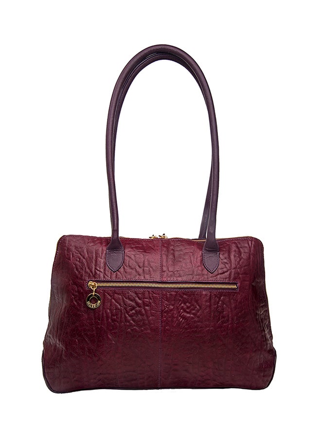 Hidesign - Yangtze Shoulder Bag Burgundy - Image 1