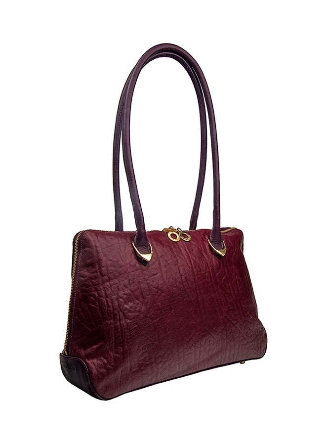 Hidesign - Yangtze Shoulder Bag Burgundy - Image 1
