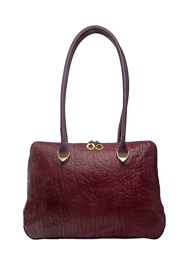 Hidesign - Yangtze Shoulder Bag Burgundy - Image 1