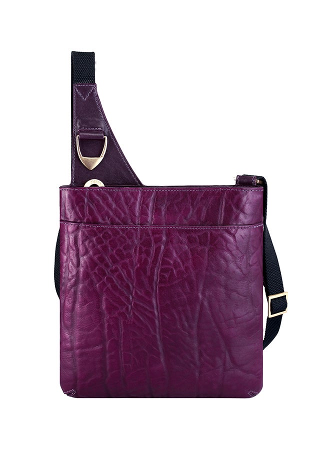 Hidesign Yangtze Crossbody Bag Aubergine  - Image 1