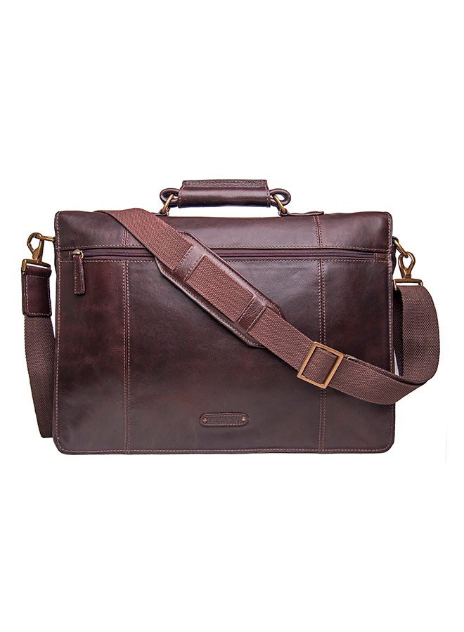 Hidesign - Parker 03 Leather Briefcase Brown - Image 1