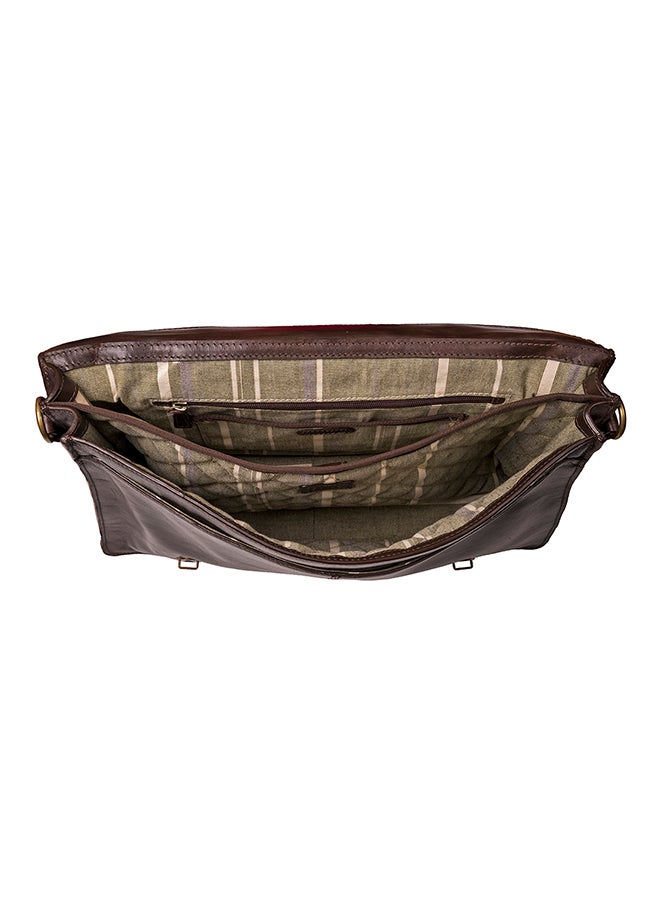 Hidesign - Parker 03 Leather Briefcase Brown - Image 1