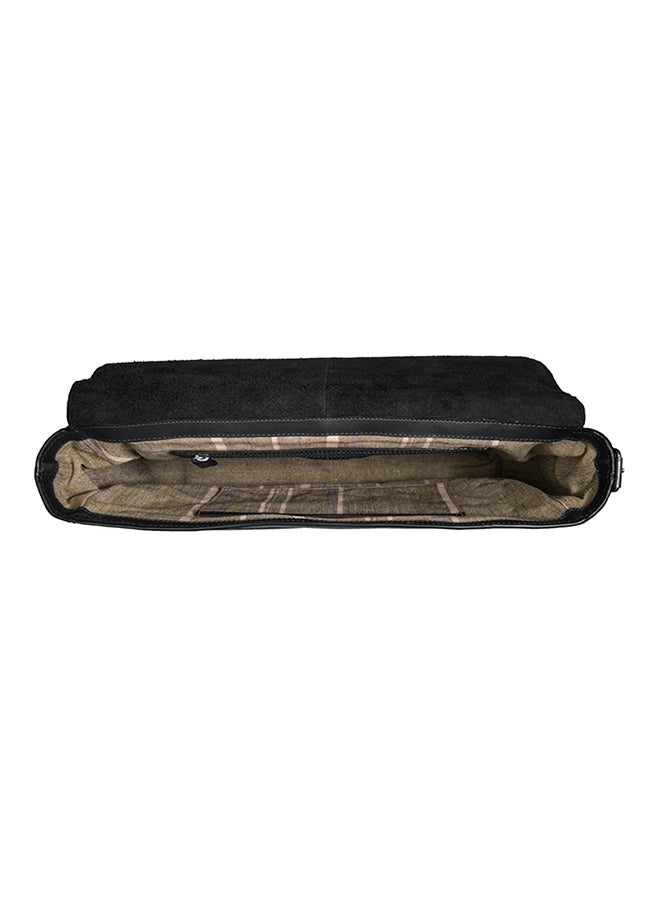 Hidesign - Cooper Leather Messenger Bag Black - Image 1