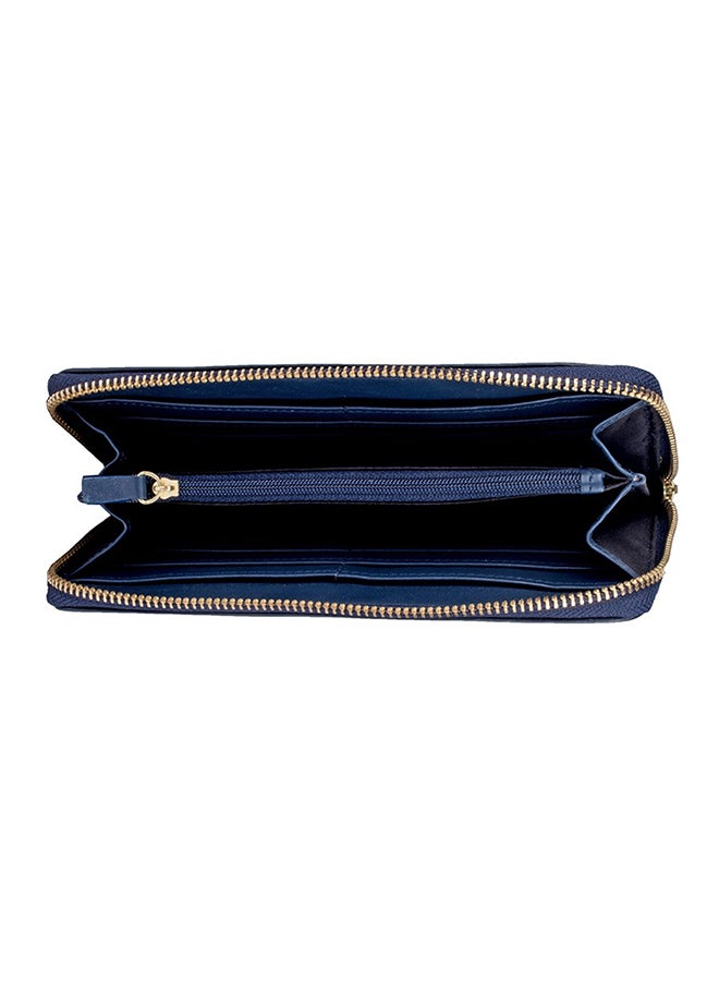Hidesign Atlanta Leather Wallet Midnight Blue  - Image 4