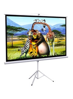 80-Inch Projector Screen With Tripod Stand 2720000000000 White