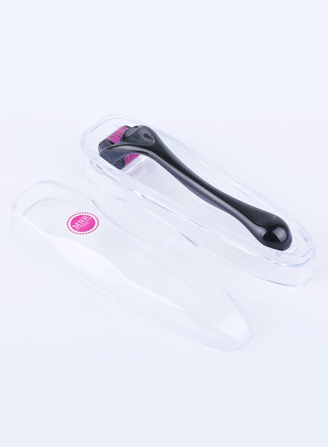 Micro Needle Derma Skin Roller Black/Pink - Image 5