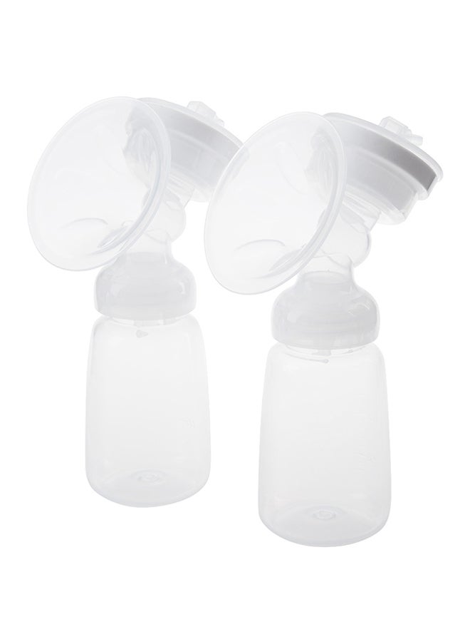 RealBubee Powerful Double Intelligent Microcomputer USB Electric Breast Pump with Milk Bottle - Image 2