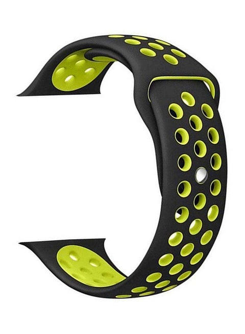 Replacement Band For Apple Watch Series 1/2/3 42mm Black/Green