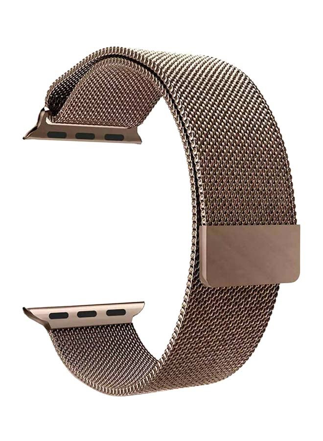Generic - Replacement Band With Screen Protector For Apple Watch Series 3/2/1 Rose Gold - Image 1