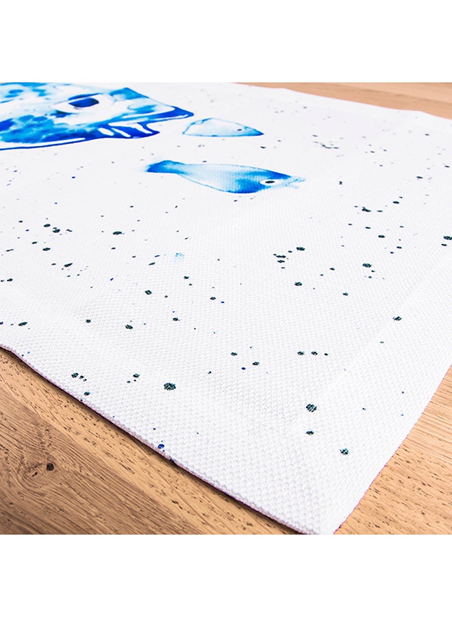 Biggdesign 2-Piece Anemoss Gilt-Head Bream Printed Place Mat Blue/White 50x35cm  - Image 2