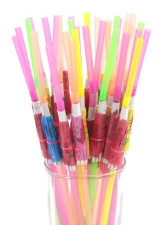 Somay 50-Piece Decorative Umbrella Straw Set Multicolour 