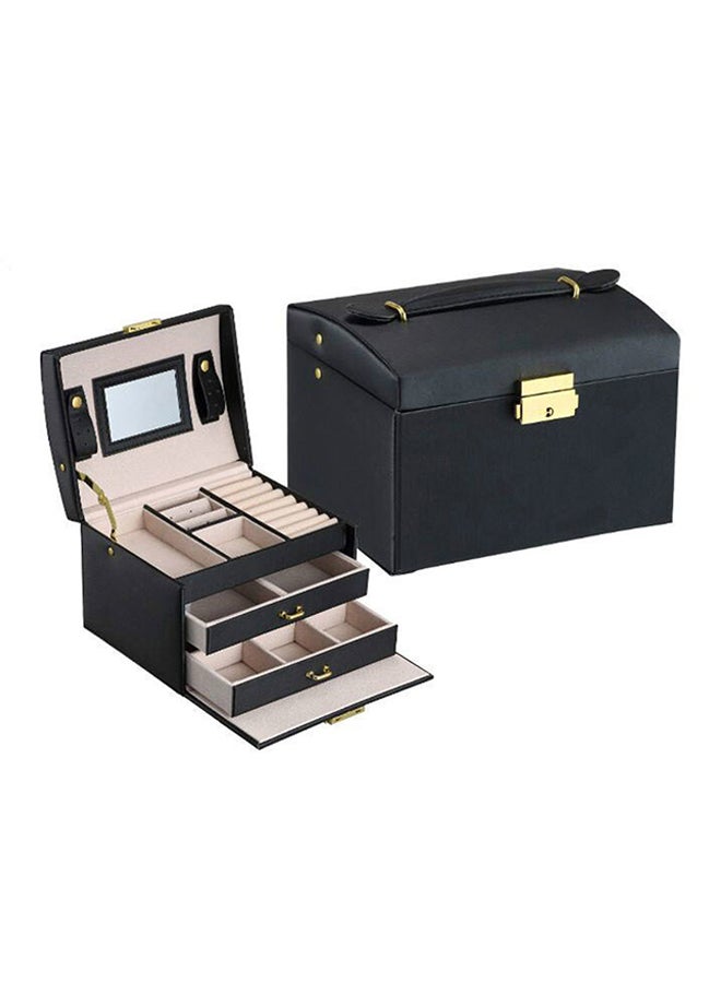 Multilayer PU Leather Jewellery Box