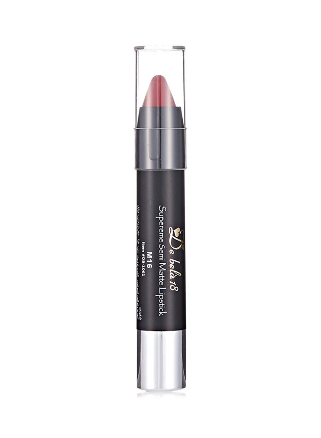 De Bela 18 Supreme Semi Matte Lipstick Makeup Red M16  - Image 2