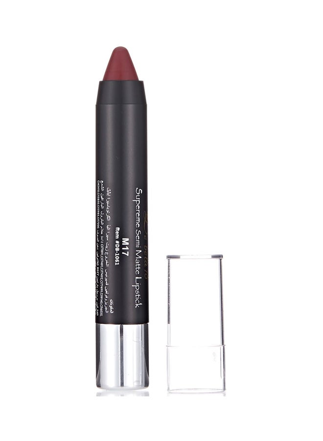 De Bela 18 Supreme Semi Matte Lipstick Makeup Brown M17  - Image 1