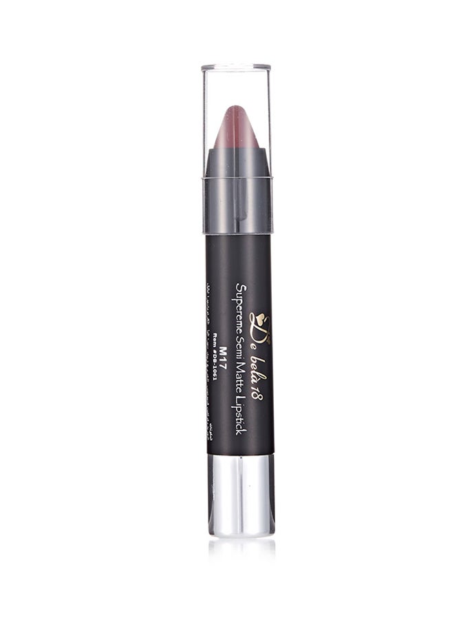 De Bela 18 Supreme Semi Matte Lipstick Makeup Brown M17  - Image 2