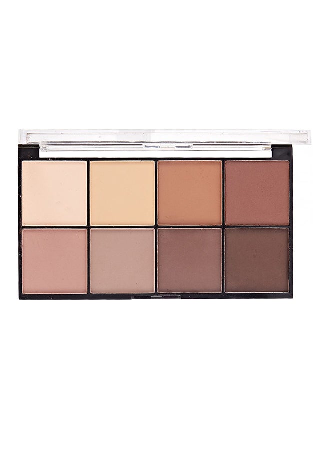De Bela 18 8-Shades Matte Eyeshadow Palette Multicolour 01 - Image 1