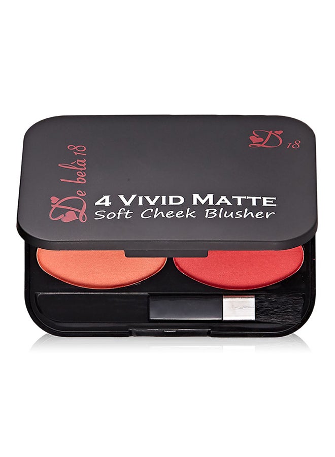 De Bela 18 4 Vivid Matte Cheek Blusher Multicolour 02  - Image 2