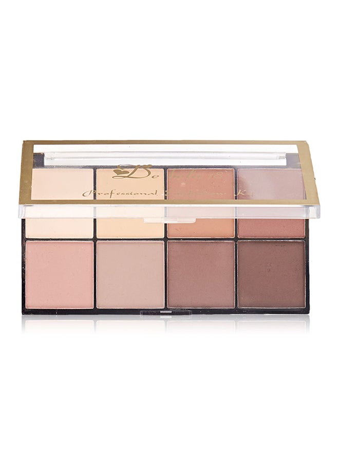De Bela 18 8-Shades Matte Eyeshadow Palette Multicolour 01 - Image 2